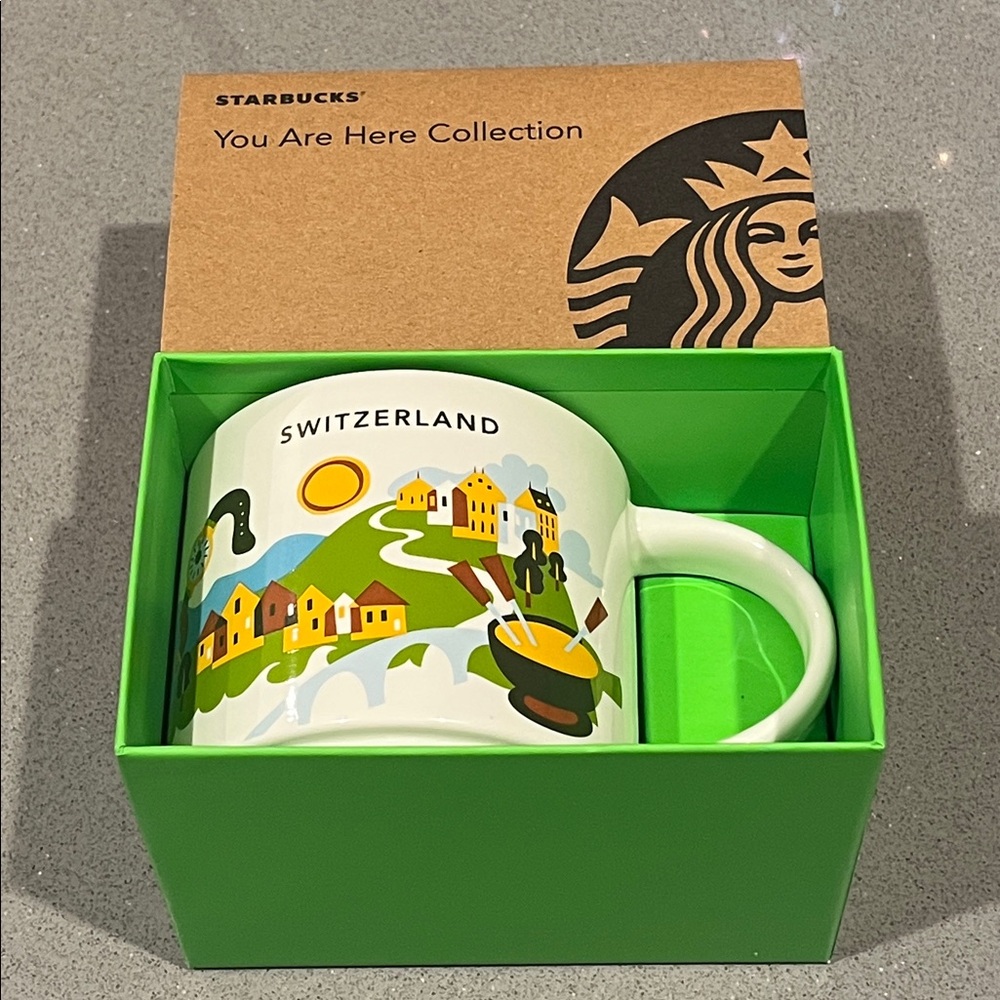 💚NWT💛Starbucks SWITZERLAND - YOU ARE HERE COLLECTION Coffee Tea Mug
